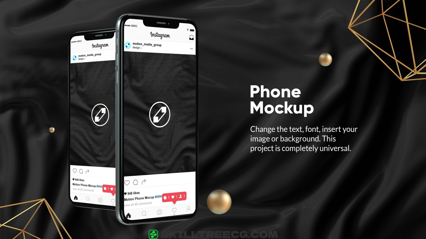 图片[10]-10 Black Phone Mockups（756507）-技能树
